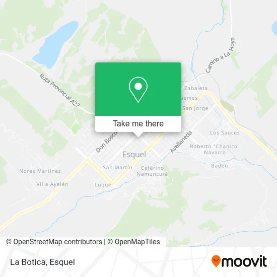 La Botica map