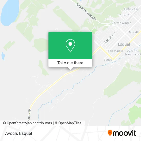 Avoch map