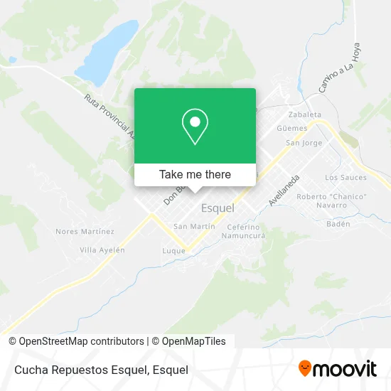 Cucha Repuestos Esquel map