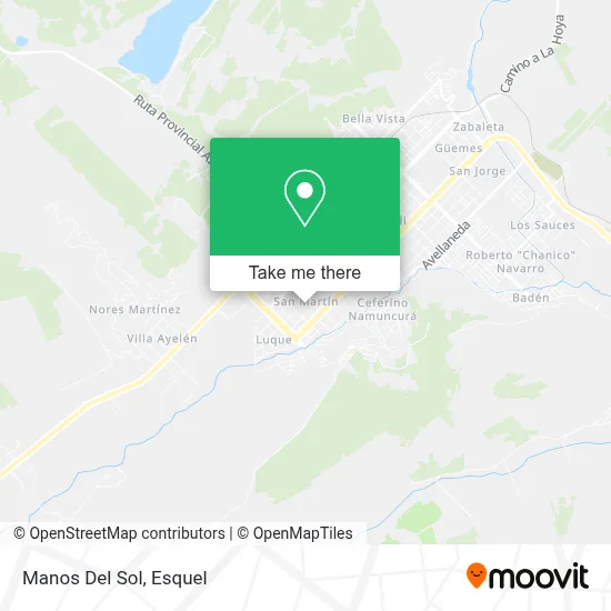 Manos Del Sol map