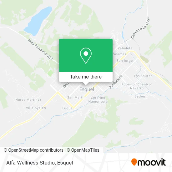 Alfa Wellness Studio map