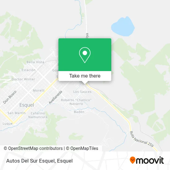 Autos Del Sur Esquel map
