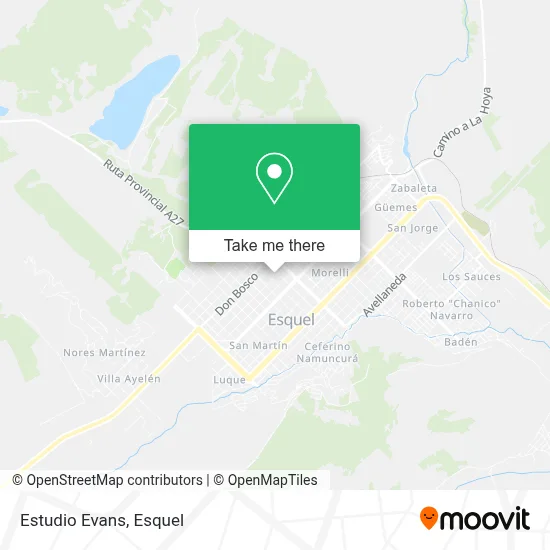 Estudio Evans map