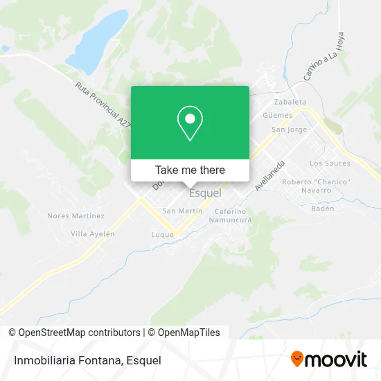 Inmobiliaria Fontana map
