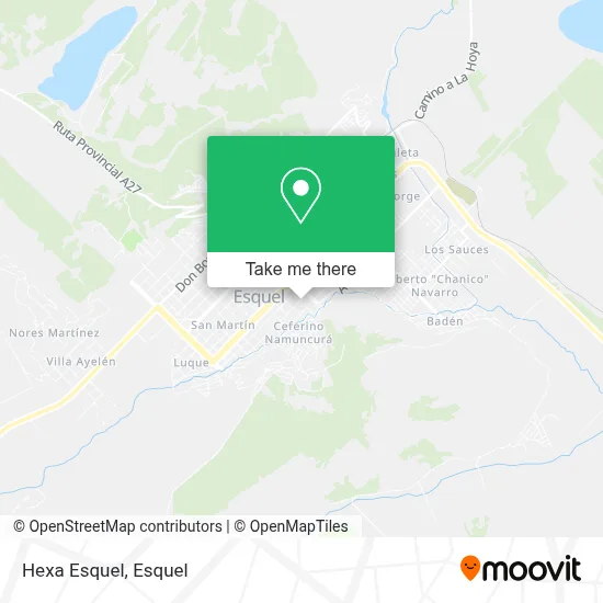 Hexa Esquel map