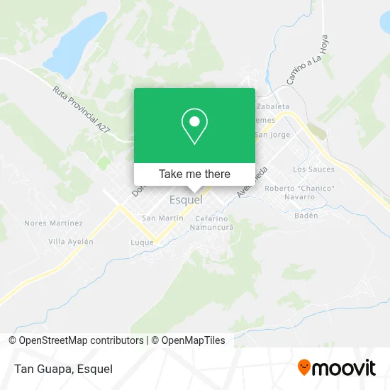 Tan Guapa map