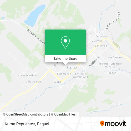 Kuma Repuestos map
