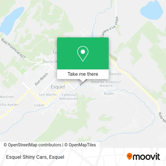 Esquel Shiny Cars map