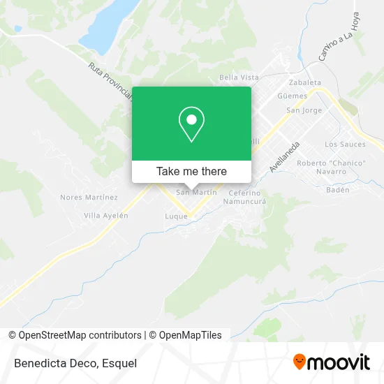Benedicta Deco map