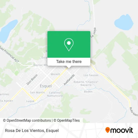 Rosa De Los Vientos map
