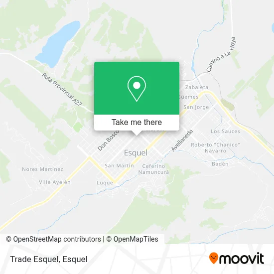 Trade Esquel map