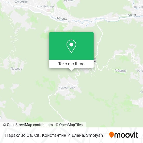 Карта Параклис Св. Св. Константин И Елена
