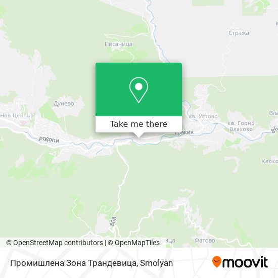 Промишлена Зона Трандевица map