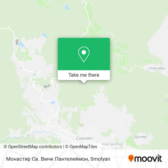 Карта Монастир Св. Вмчк Пантелеймон