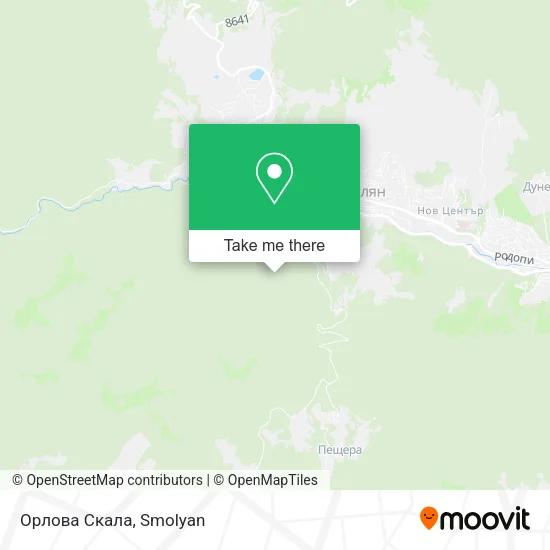 Орлова Скала map