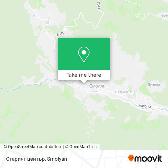 Старият център map