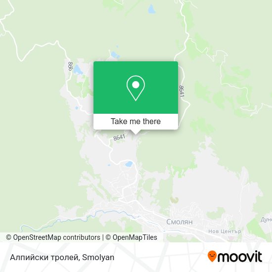 Алпийски тролей map