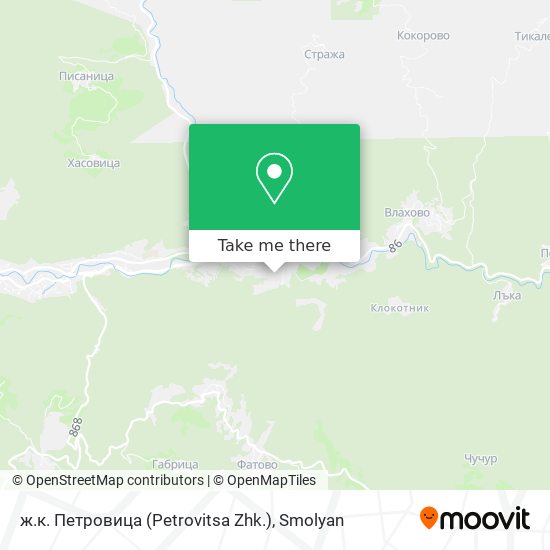 ж.к. Петровица (Petrovitsa Zhk.) map