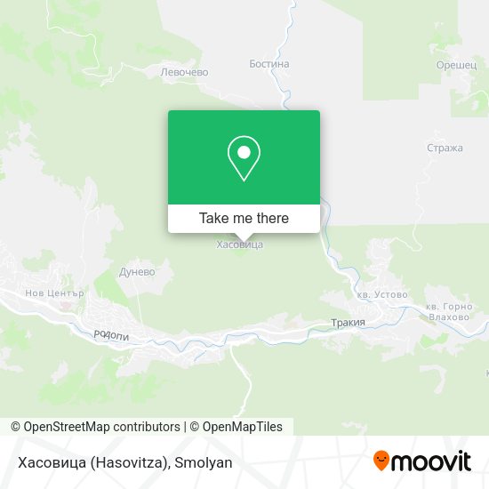 Хасовица (Hasovitza) map