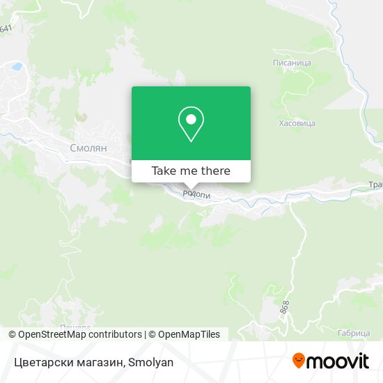 Цветарски магазин map