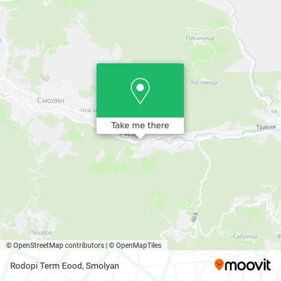 Rodopi Term Eood map