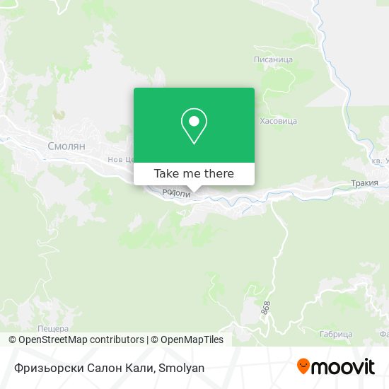 Фризьорски Салон Кали map