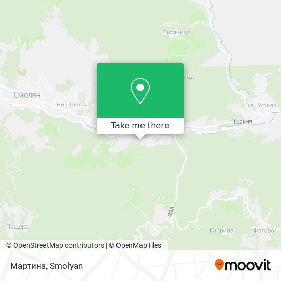 Мартина map