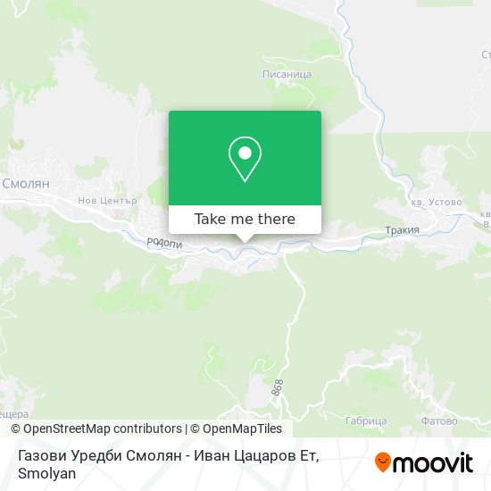 Газови Уредби Смолян - Иван Цацаров Ет map