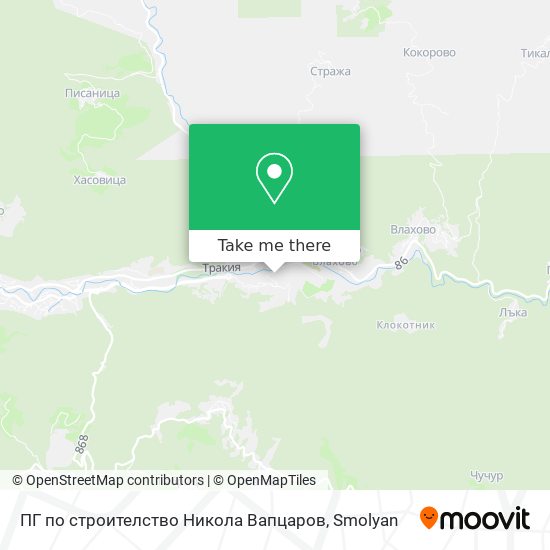 ПГ по строителство Никола Вапцаров map
