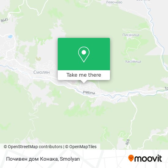 Почивен дом Конака map