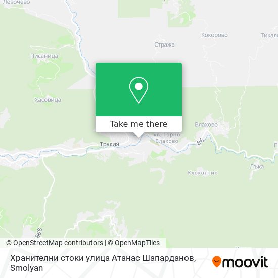 Хранителни стоки улица Атанас Шапарданов map