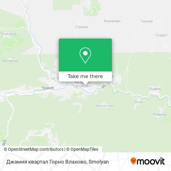 Джамия квартал Горно Влахово map