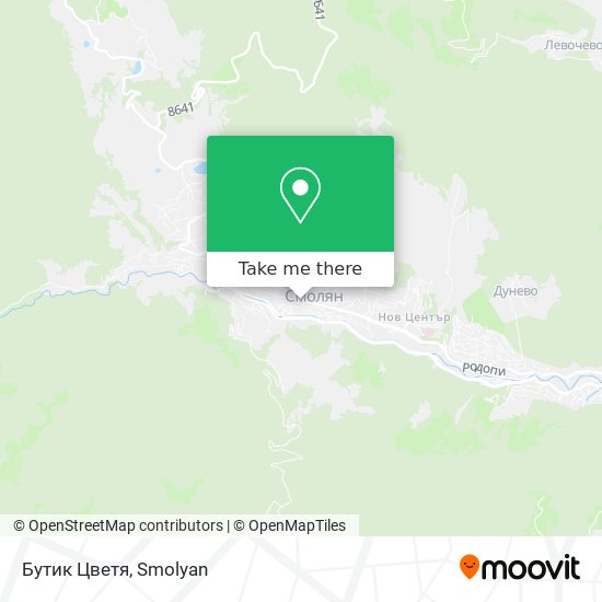 Бутик Цветя map
