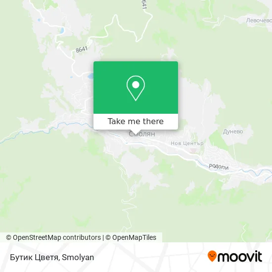 Карта Бутик Цветя