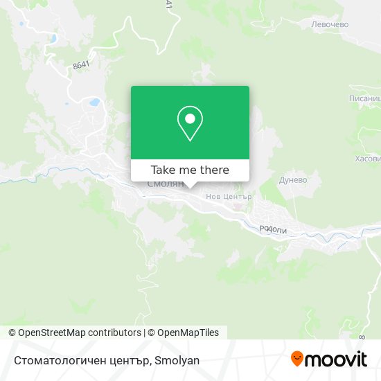 Стоматологичен център map