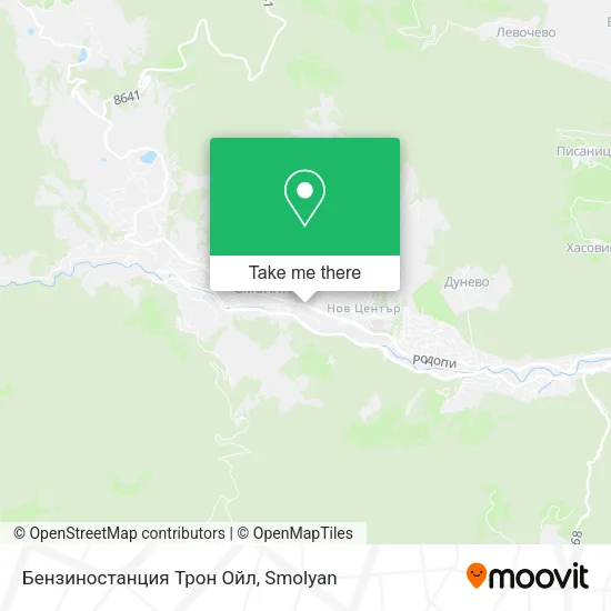 Карта Бензиностанция Трон Ойл