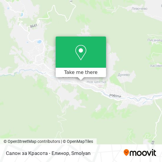 Карта Салон за Красота - Елинор