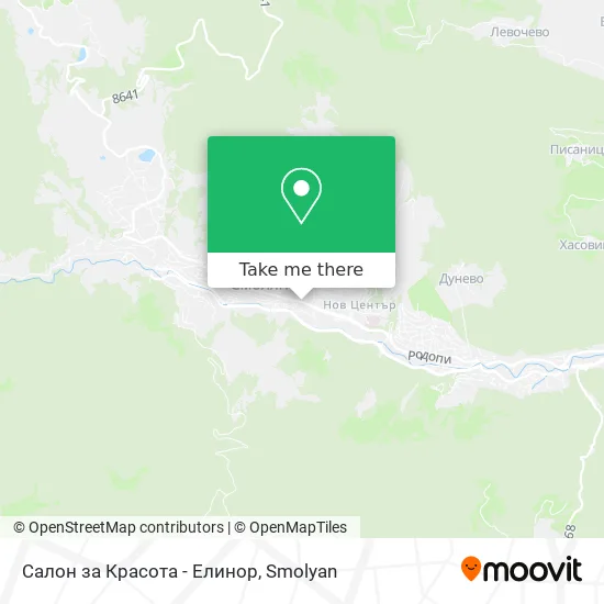 Карта Салон за Красота - Елинор