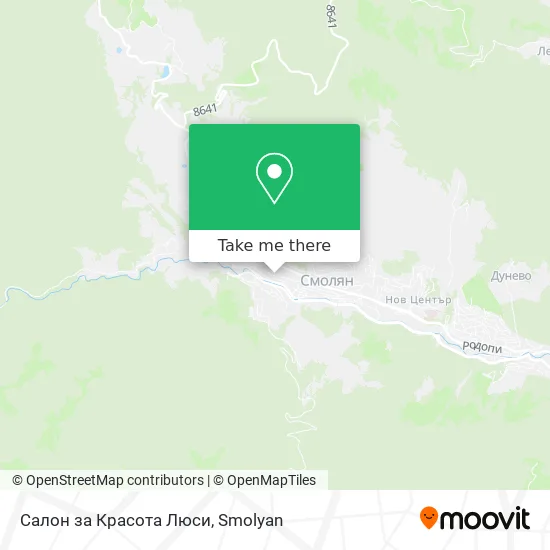 Карта Салон за Красота Люси