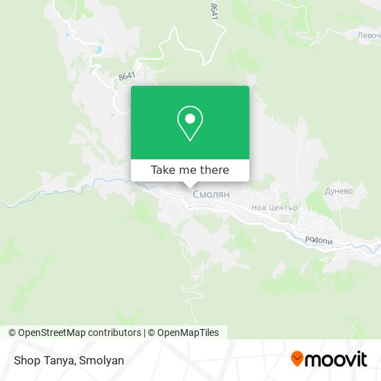 Shop Tanya map