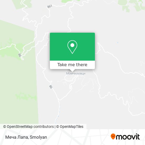 Меча Лапа map