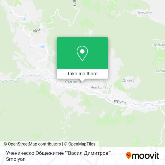 Карта Ученическо Общежитие ""Васил Димитров""