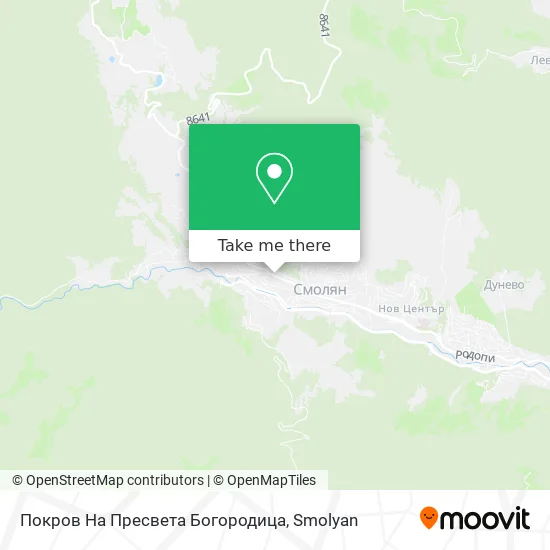 Карта Покров На Пресвета Богородица