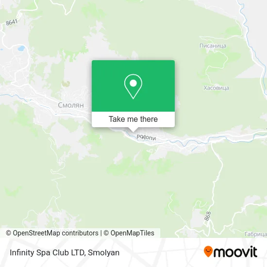 Карта Infinity Spa Club LTD