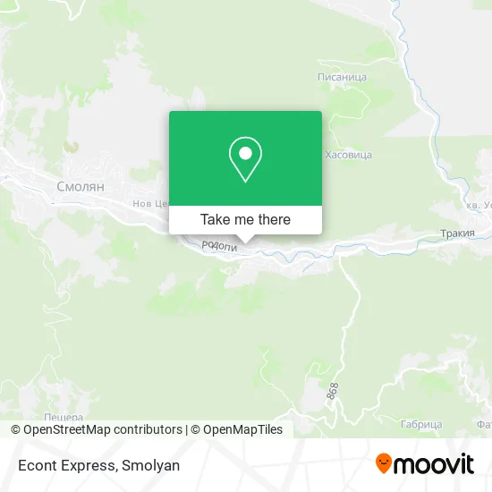 Карта Econt Express