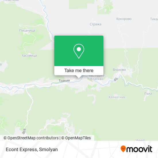 Econt Express map