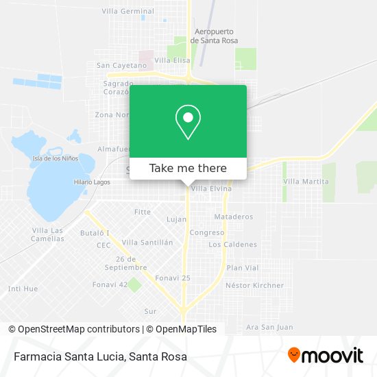 Mapa de Farmacia Santa Lucia