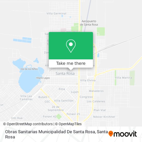 Mapa de Obras Sanitarias Municipalidad De Santa Rosa