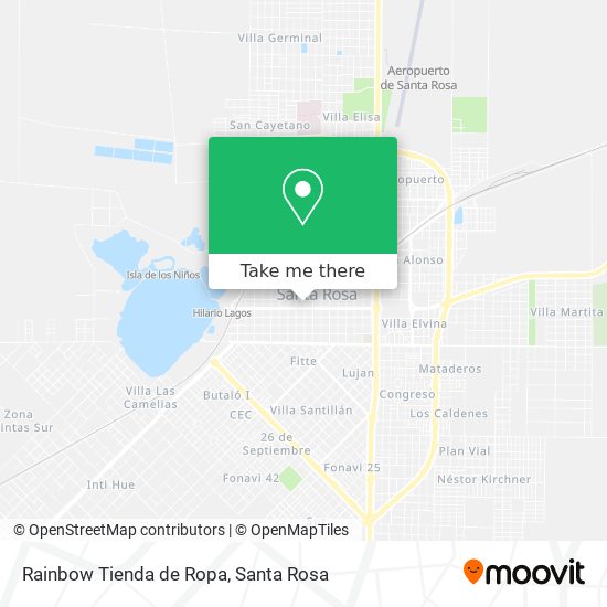 Mapa de Rainbow Tienda de Ropa