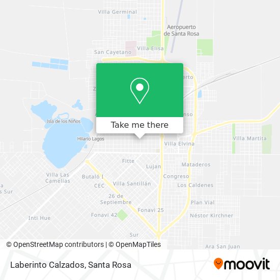 Mapa de Laberinto Calzados